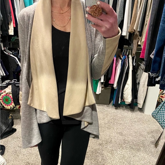 THML suede and cotton cardigan - Picture 7 of 9